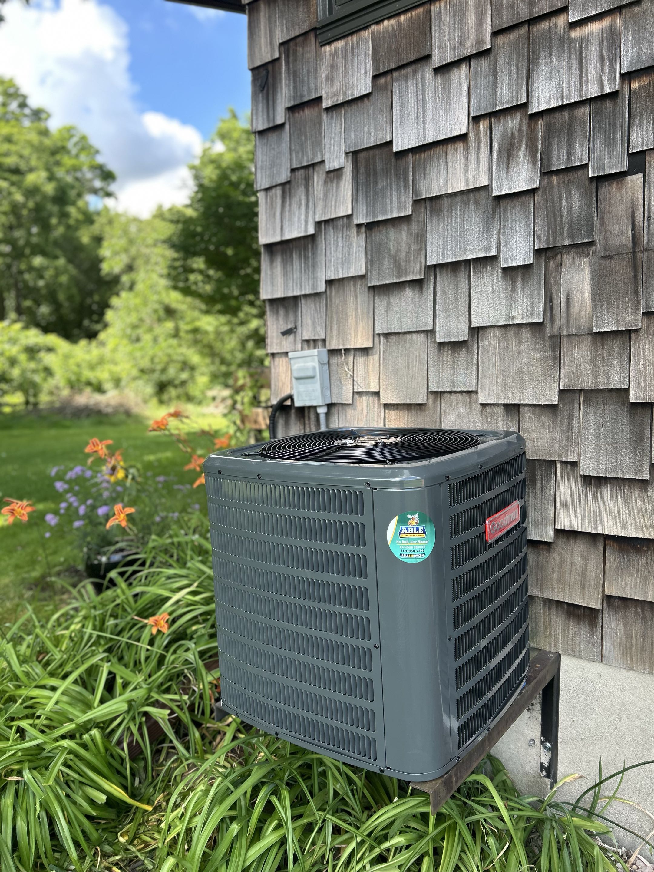 Ac installation for a family in Brantford 
