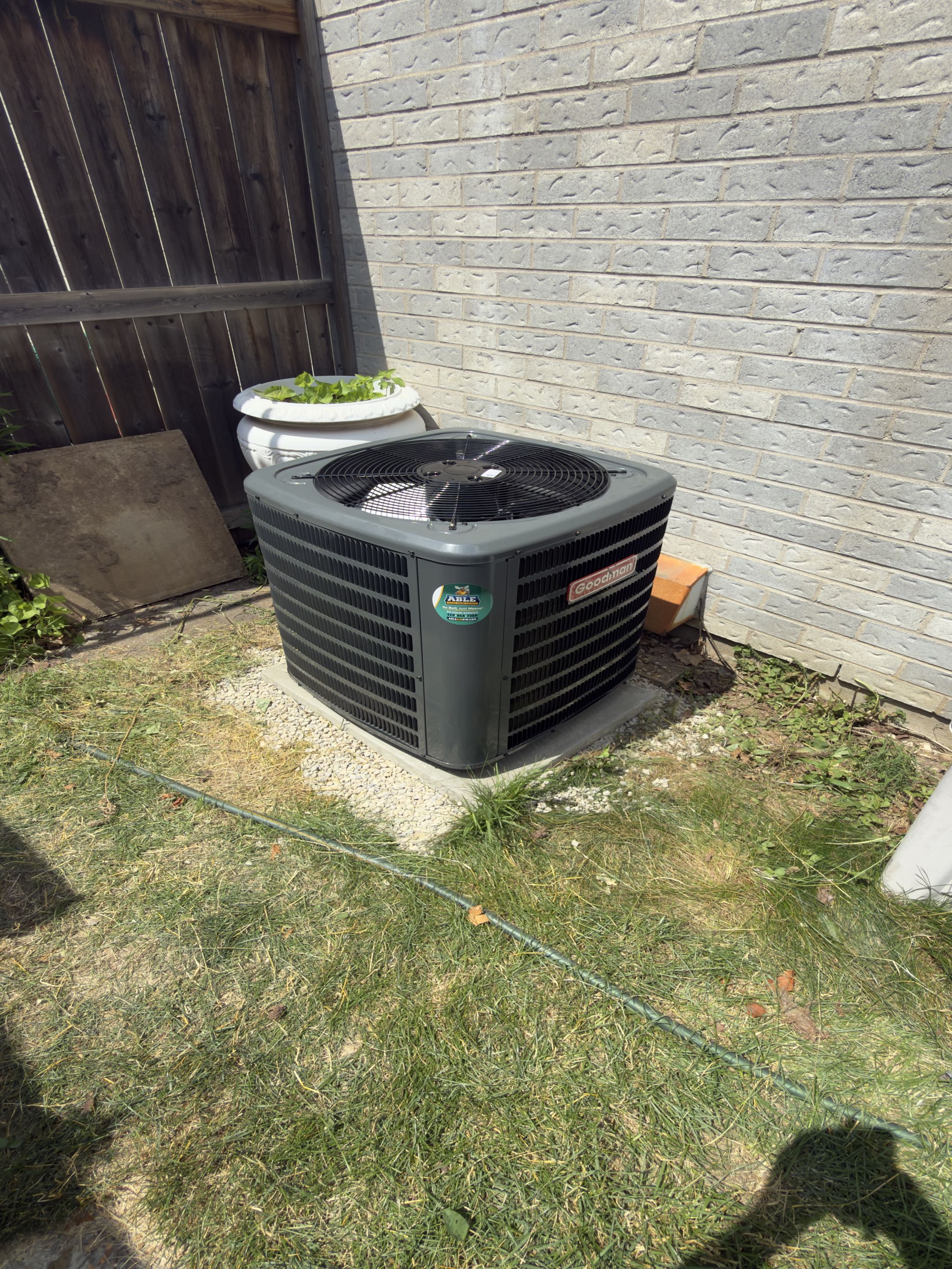 New AC installation.