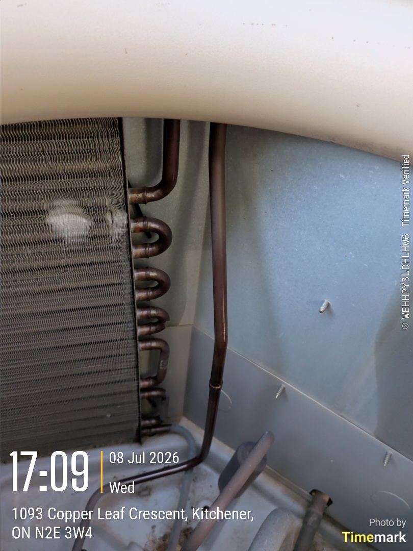 no cooling call r22 unit with a leak

Tech:Phil