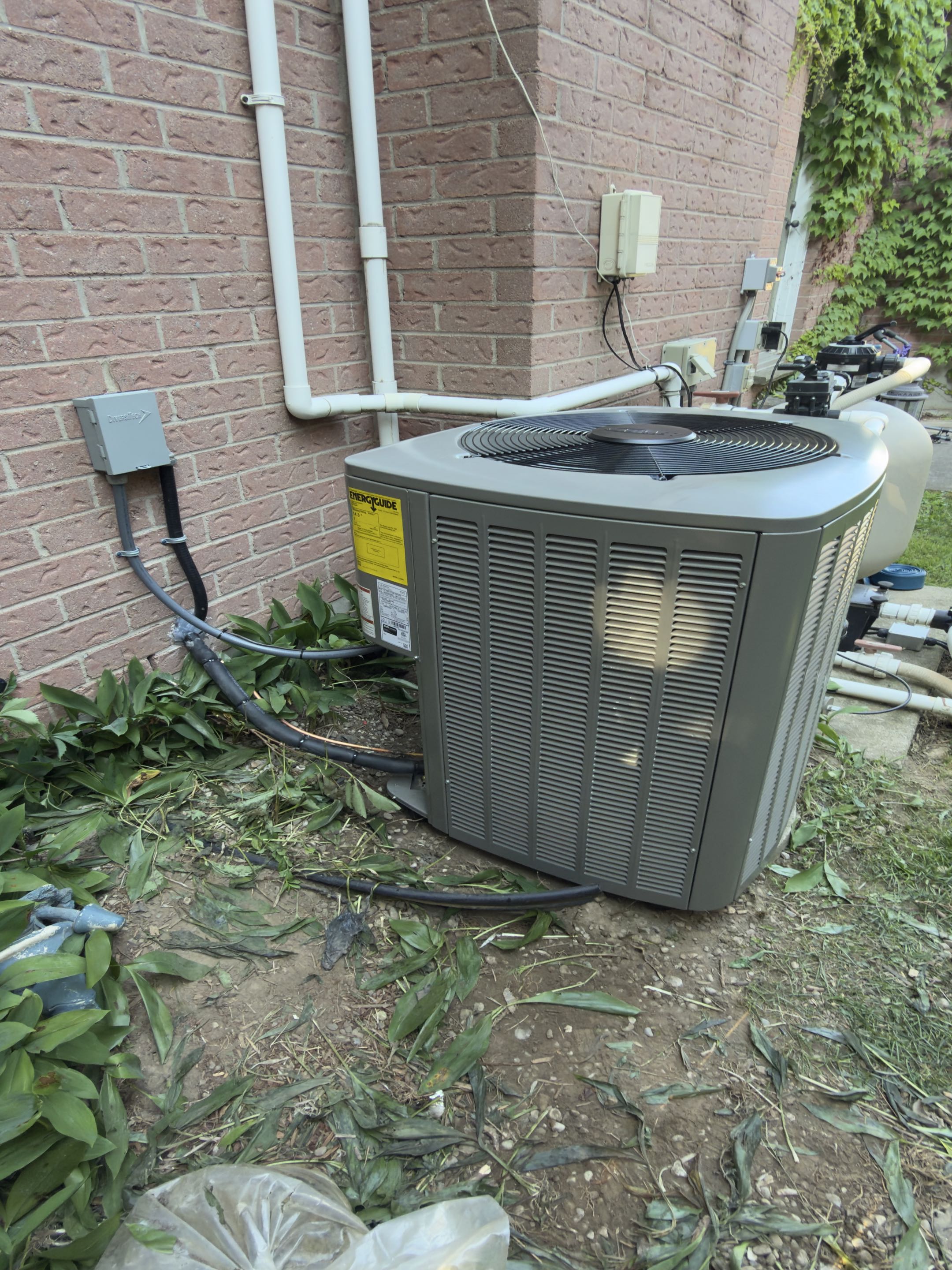 New Lennox AC Installation.