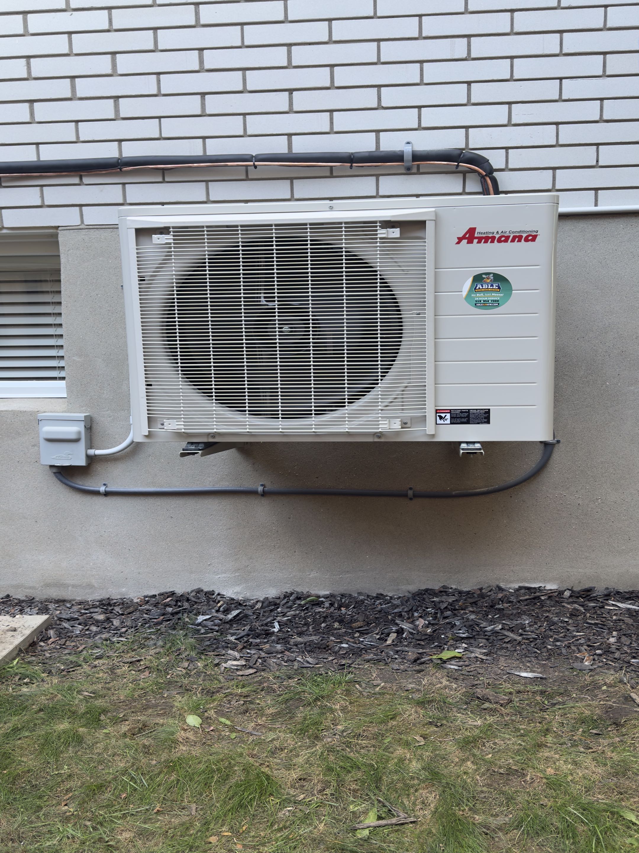 New Amana AC Installation.