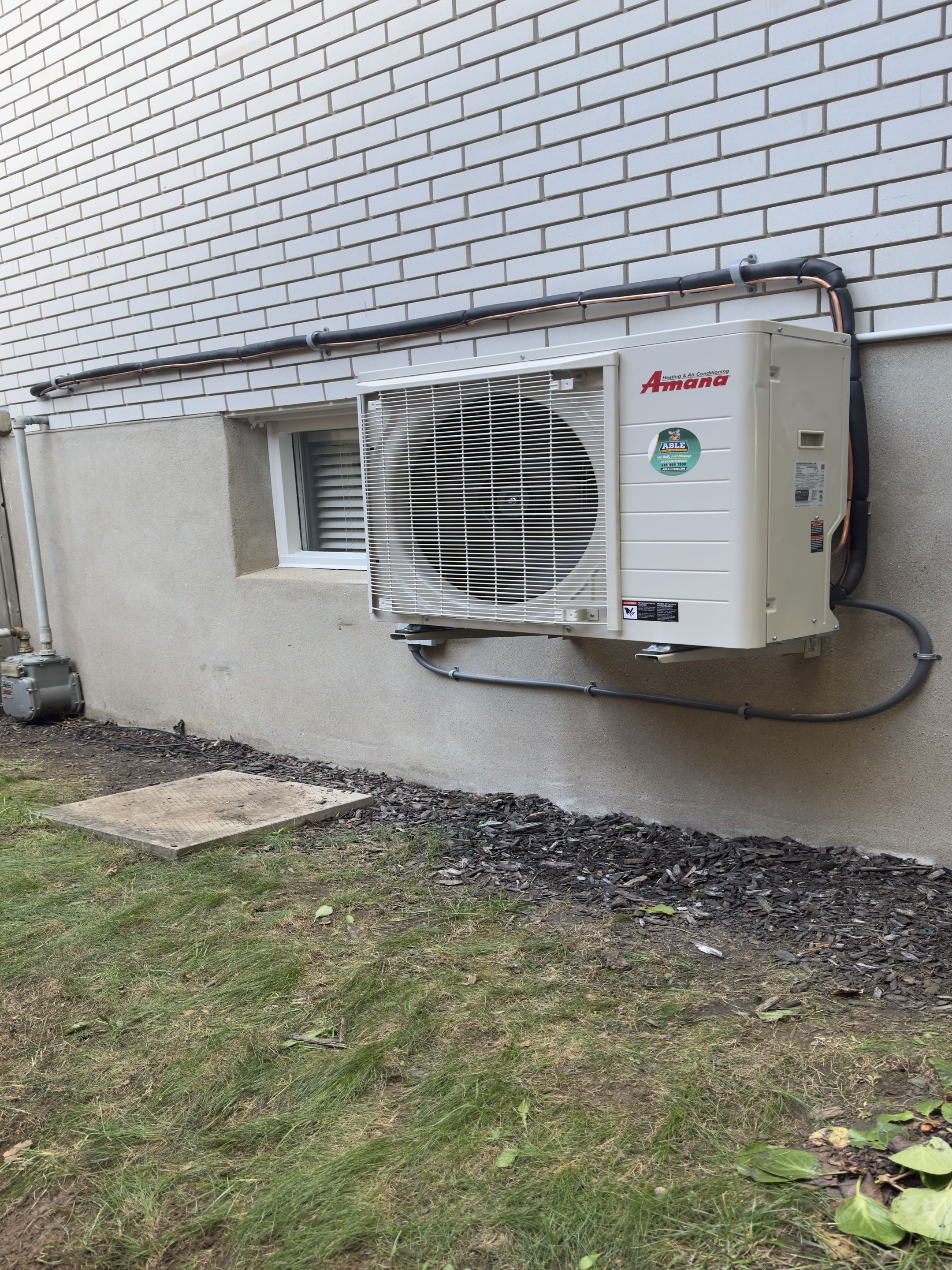 New Amana AC Installation.