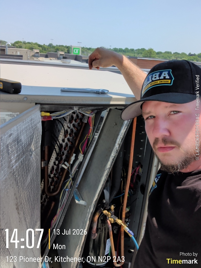 rooftop unit compressor swap out