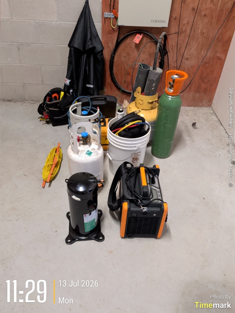 rooftop unit compressor swap out