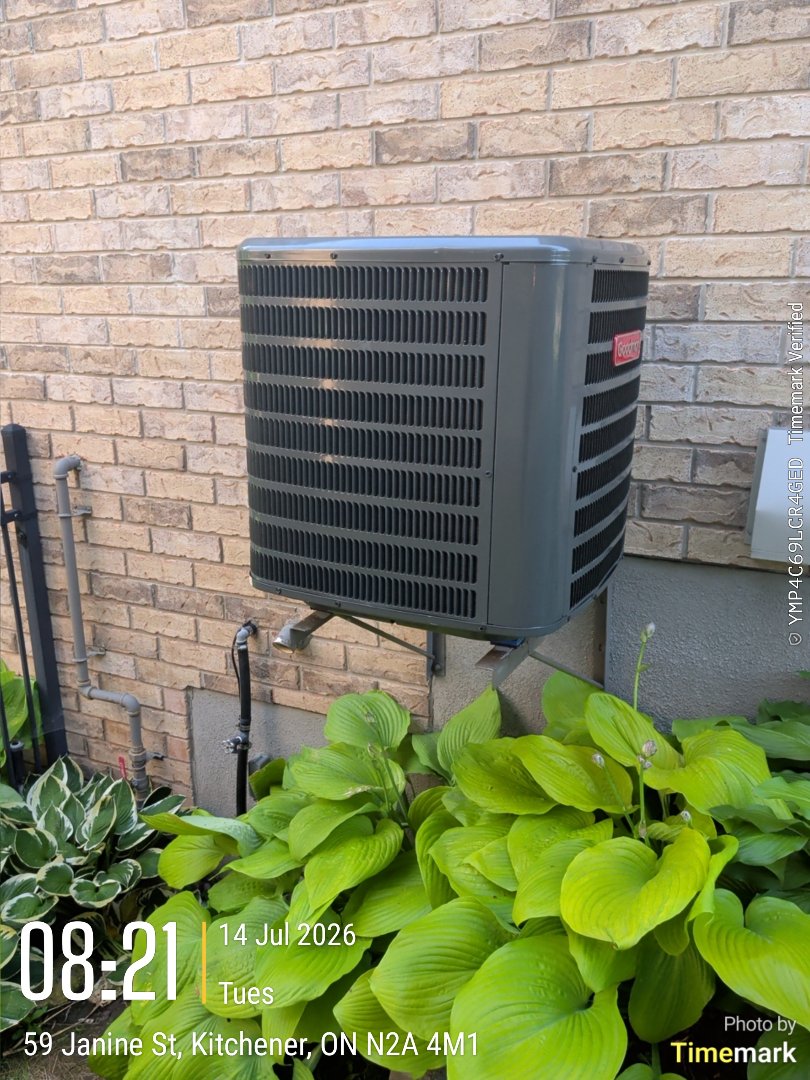 harmonic sound coming from the refrigerant lineset