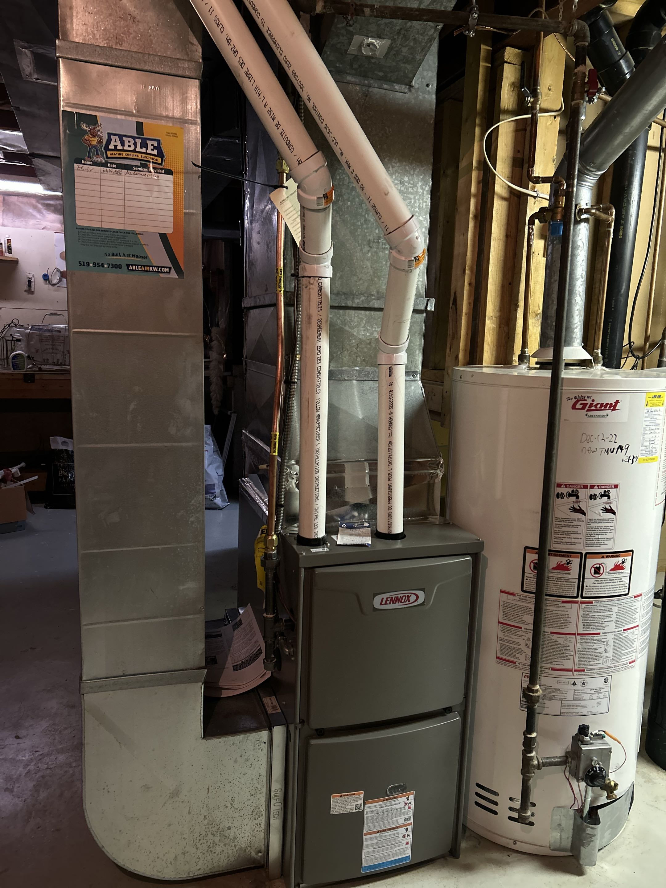 Furnace install 