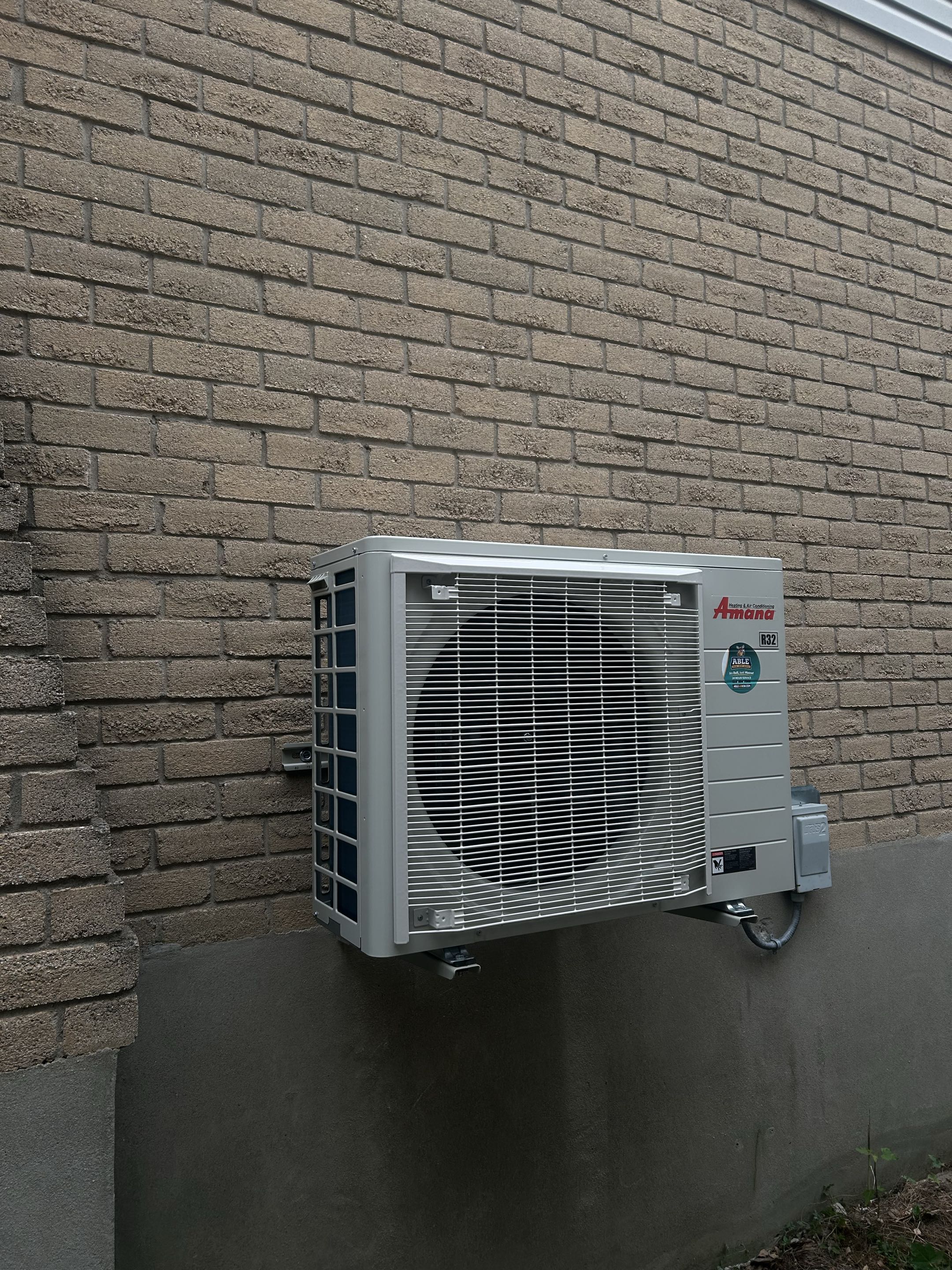Heat pump install 