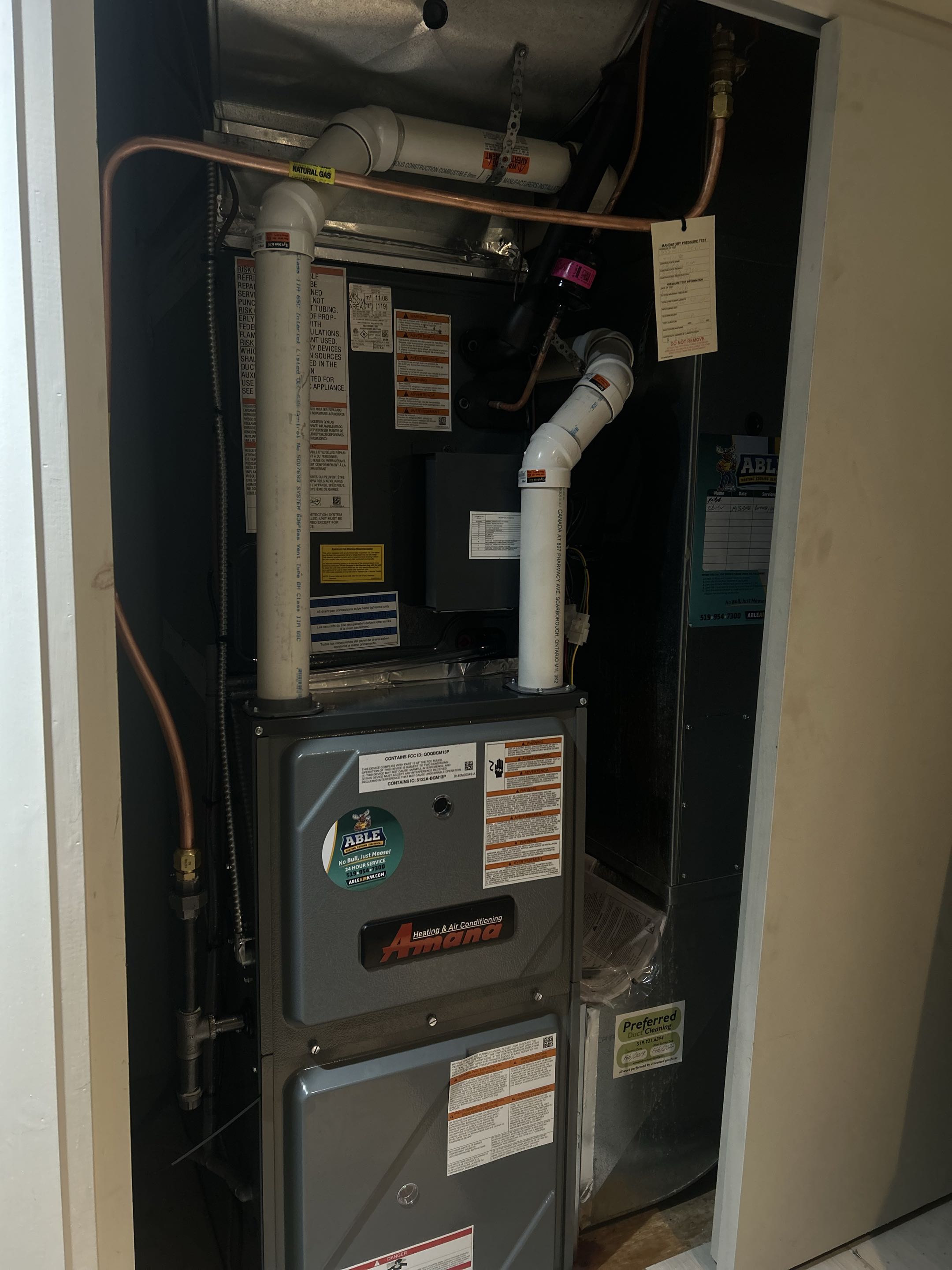 Furnace install 