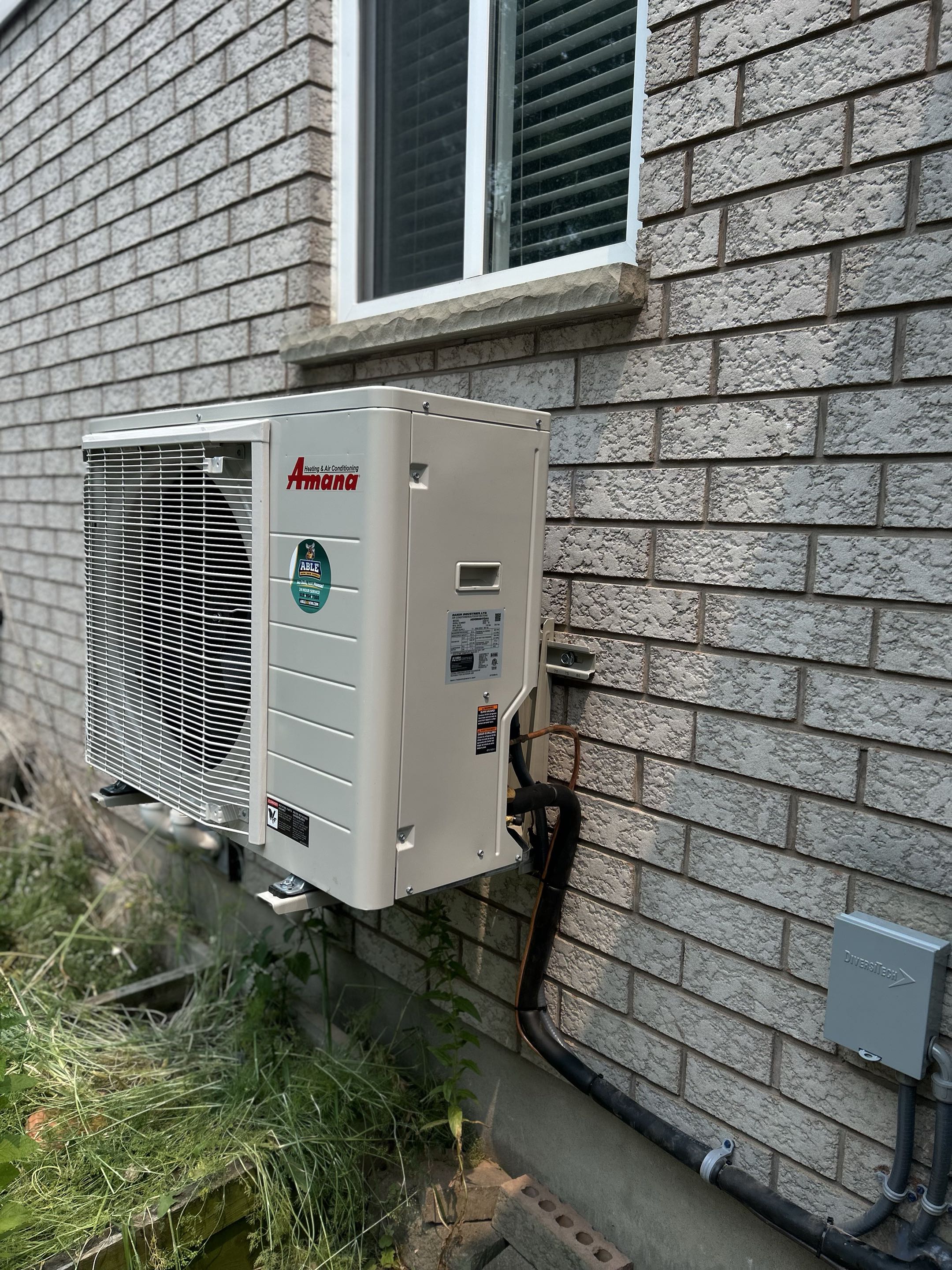 Heat pump install 
