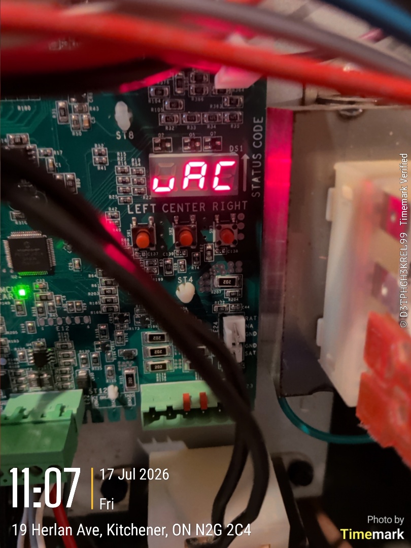 Amana communicating system not working