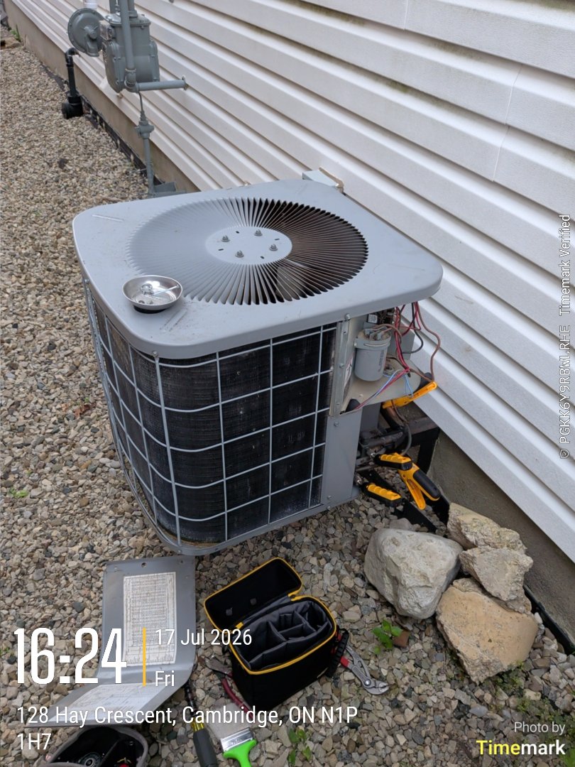 Ac making loud noise failing fan motor, low refrigerant