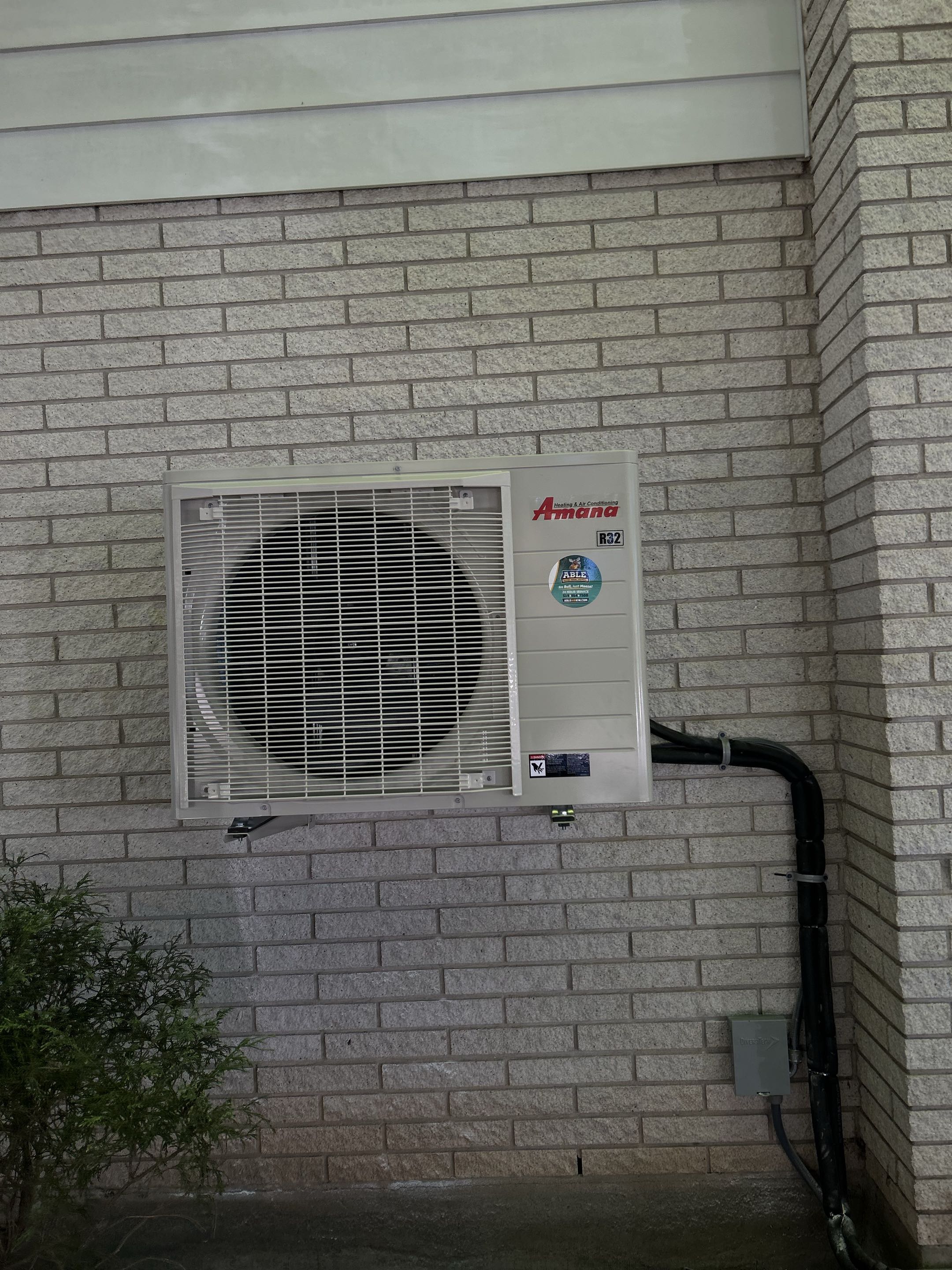Heat pump install 