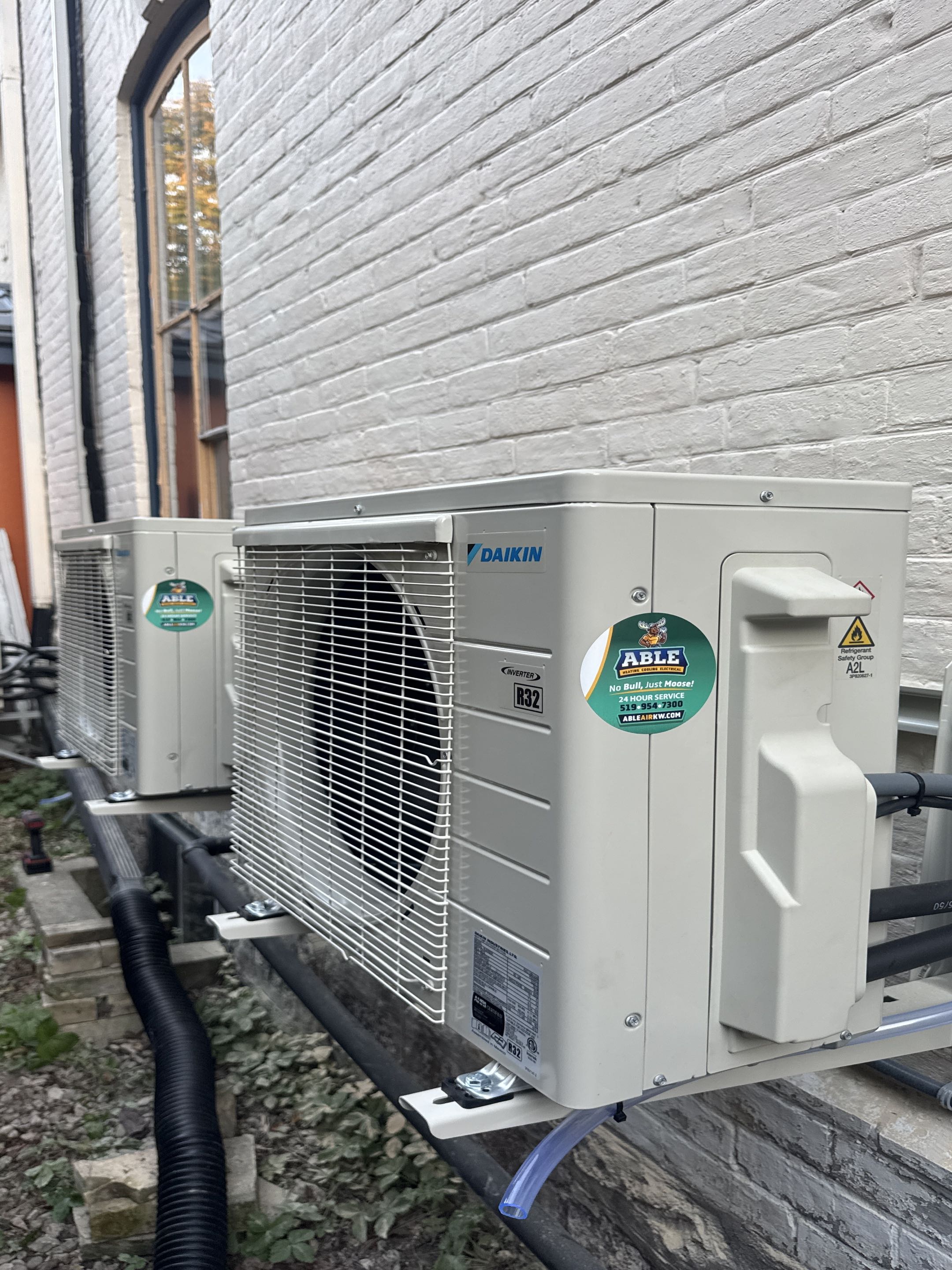 Two mini split ac install