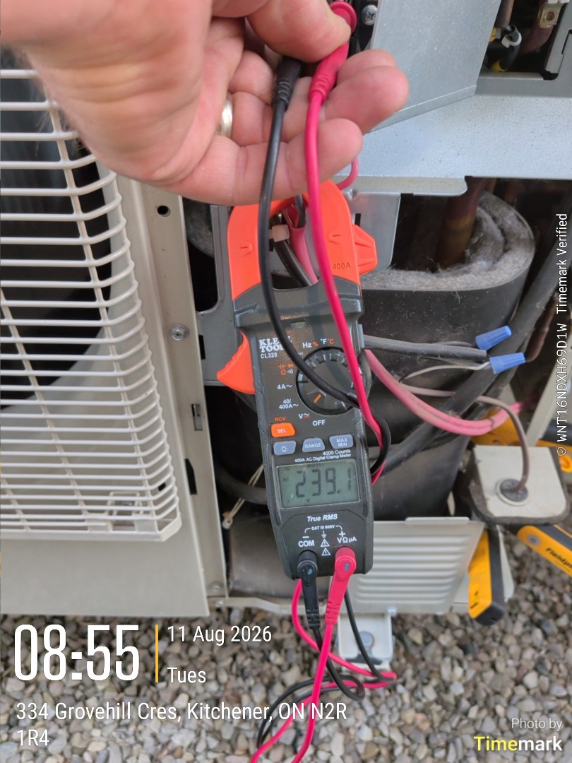 Completed a furnace and A/C tune-up for a customer in Baden
