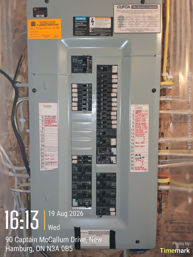 Completed an site visit for a new installation for a customer in New Hamburg