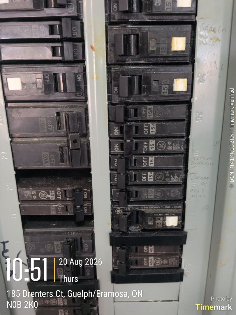 clogged drain line and tripped breaker on a mini split