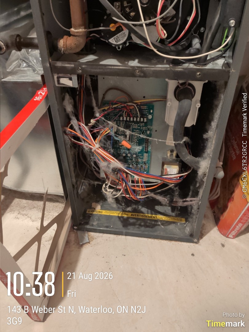 filter pulled into blower wheel