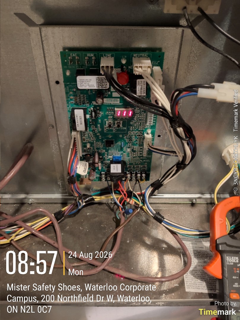 replace blower motor and control board