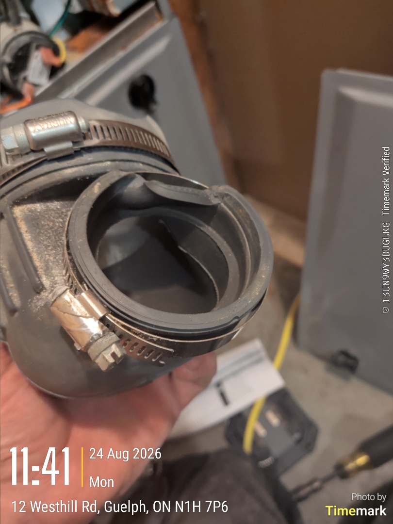 venture motor boot leaking