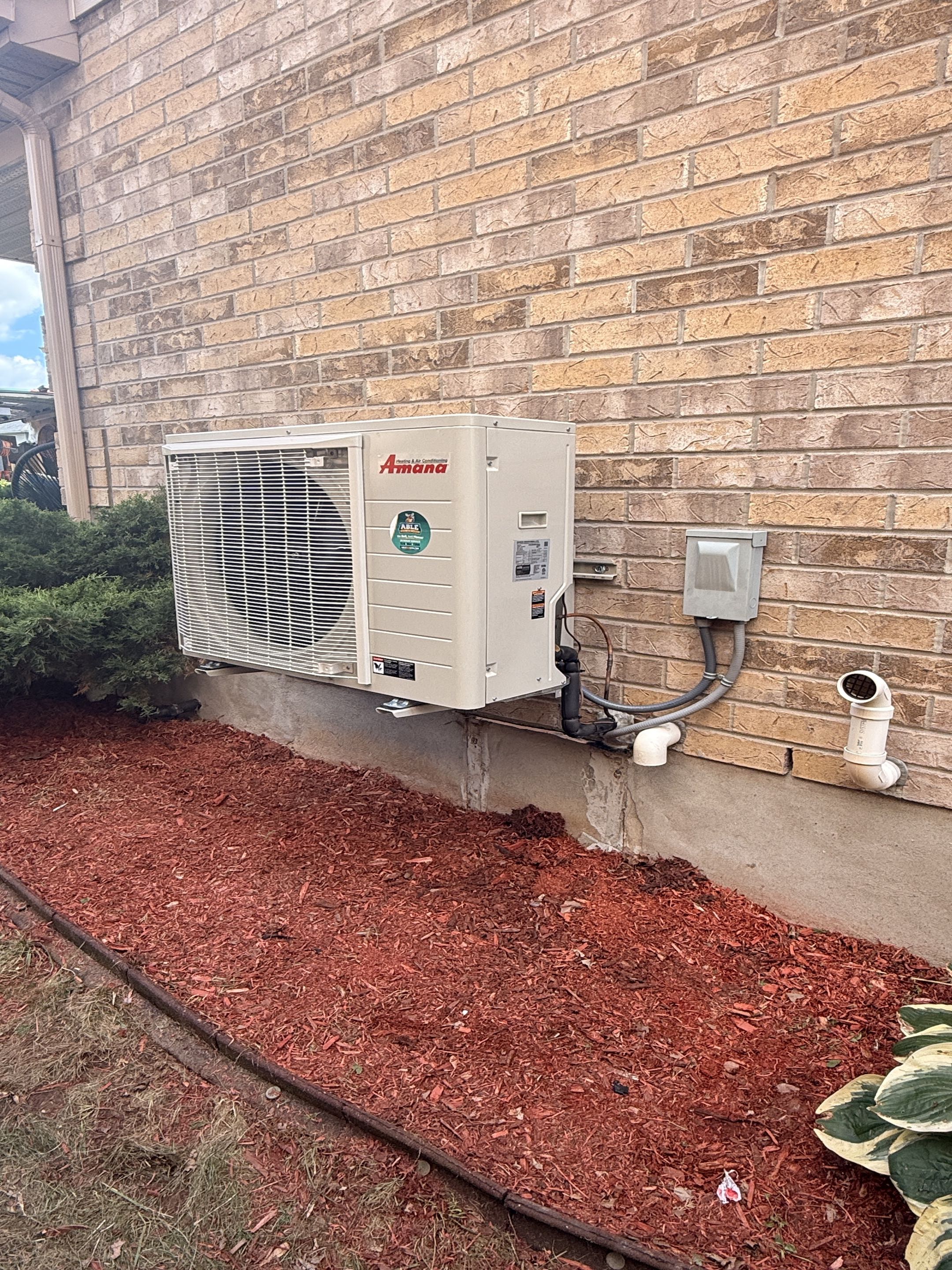 Amana AC installation 