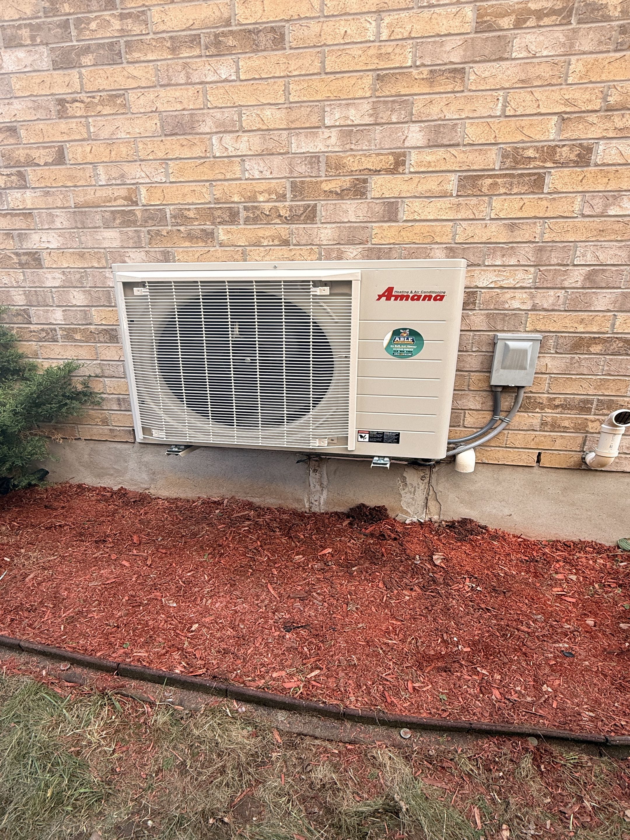 Amana AC installation 