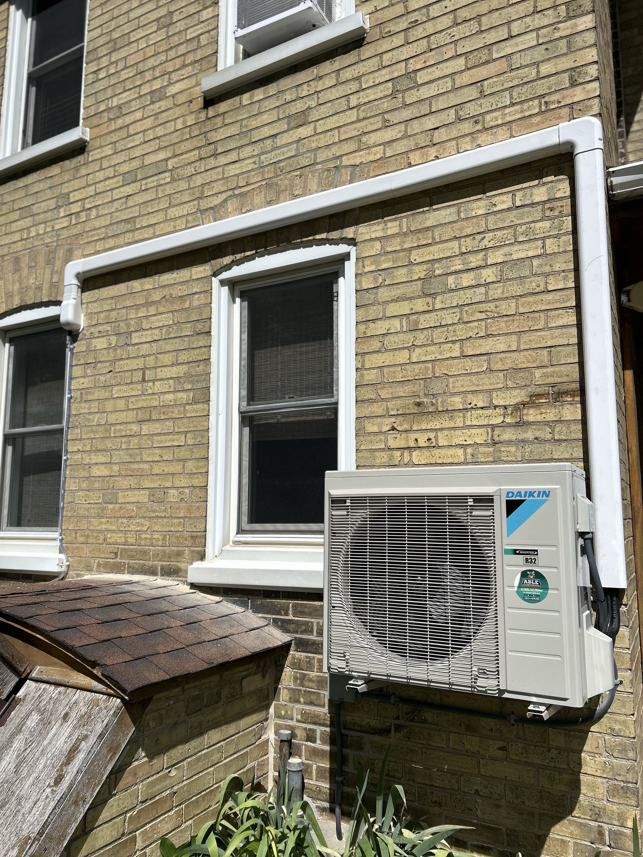 Ductless installation 
