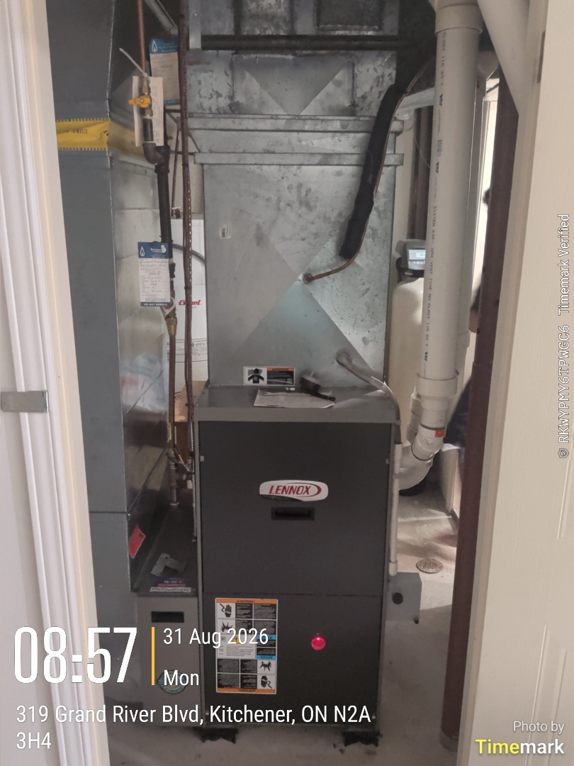 no cooling, bad fan motor and  infraction on furnace