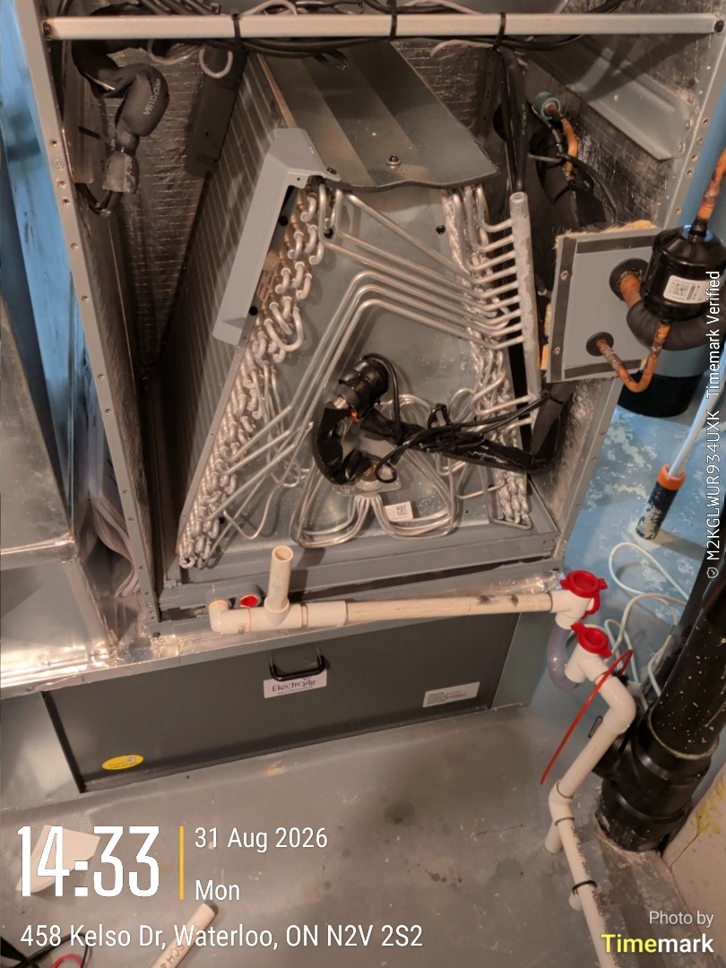 condensate pan replacement and annual tune-up