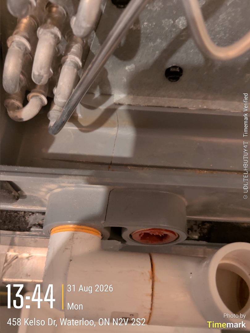condensate pan replacement and annual tune-up