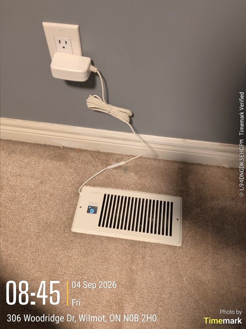 upstairs bedroom not cooling. adjust settings on thermostat