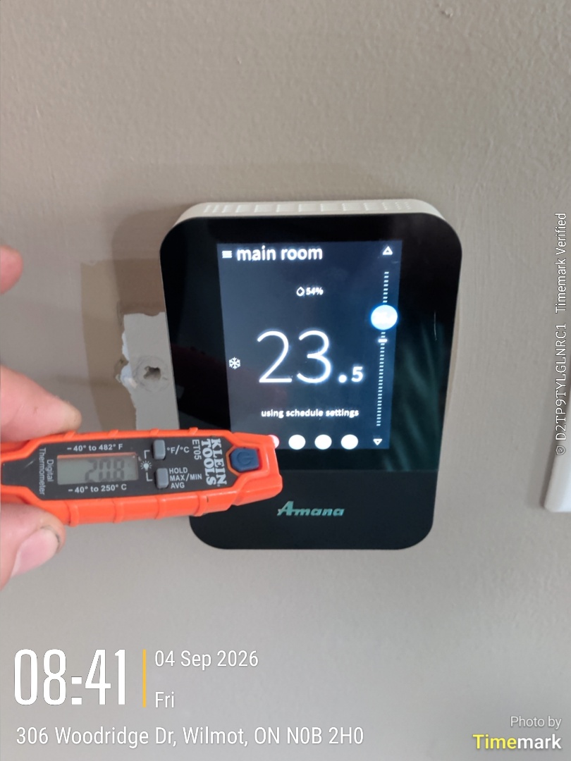 upstairs bedroom not cooling. adjust settings on thermostat