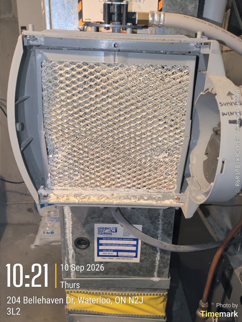 furnace and AC tune-up blocked supply run