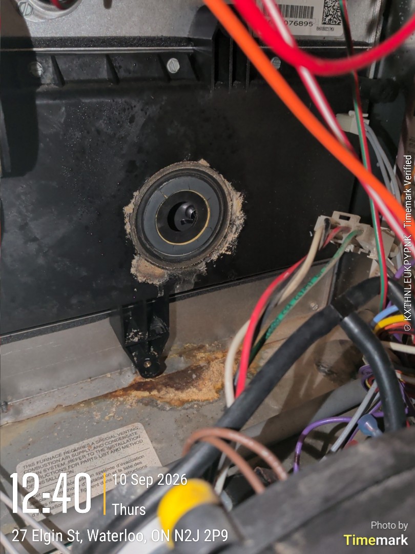gas appliance inspection failed