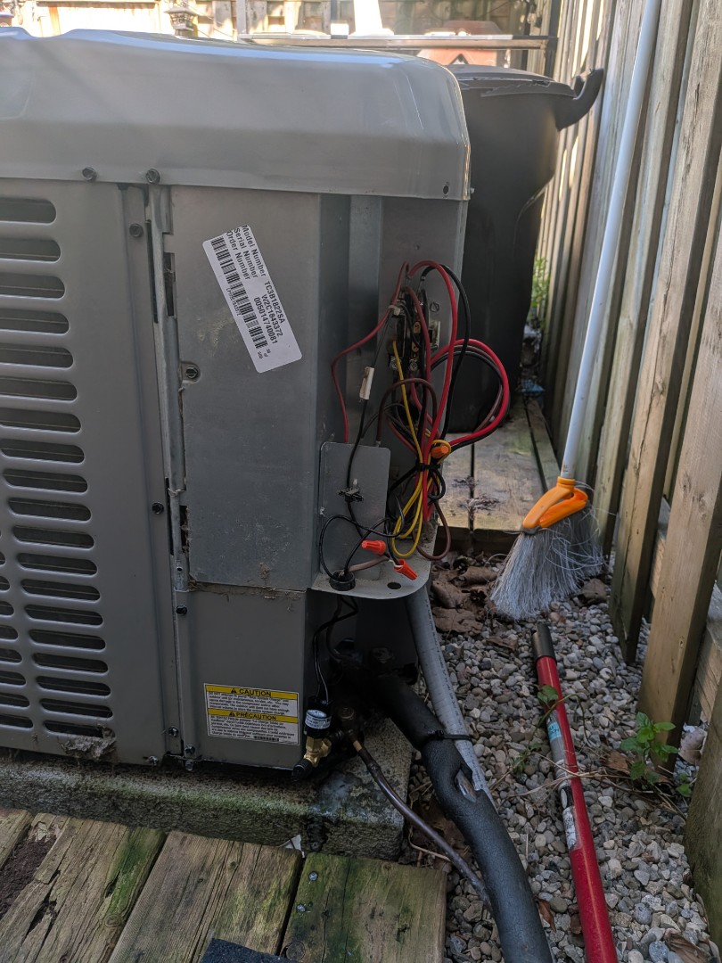 Ac fan motor and high pressure switch