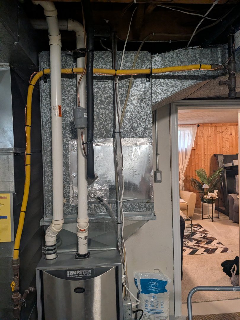 completed bonding of gas line cleared in fraction