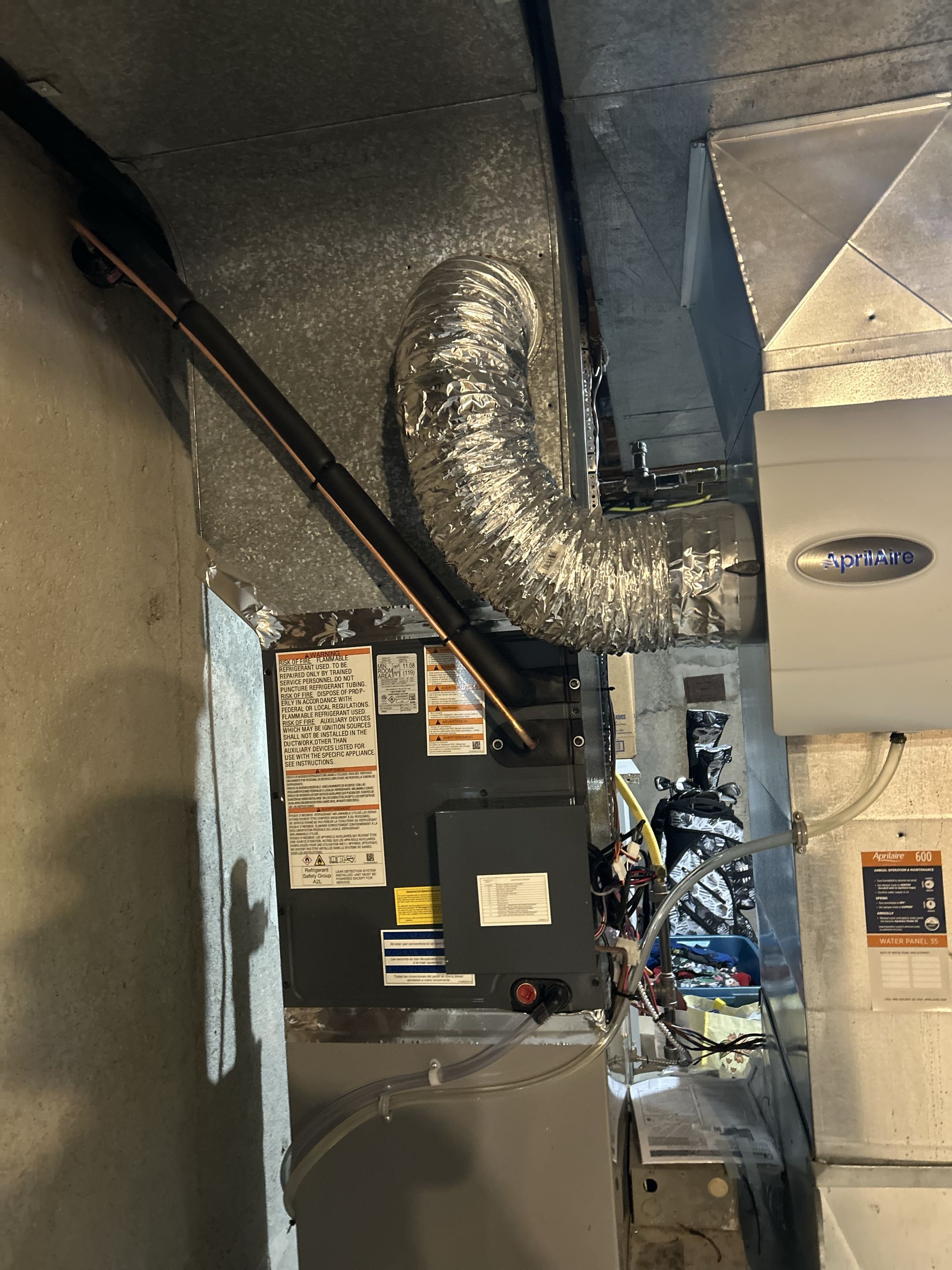 New furnace and heat pump installed in Cambridge.
