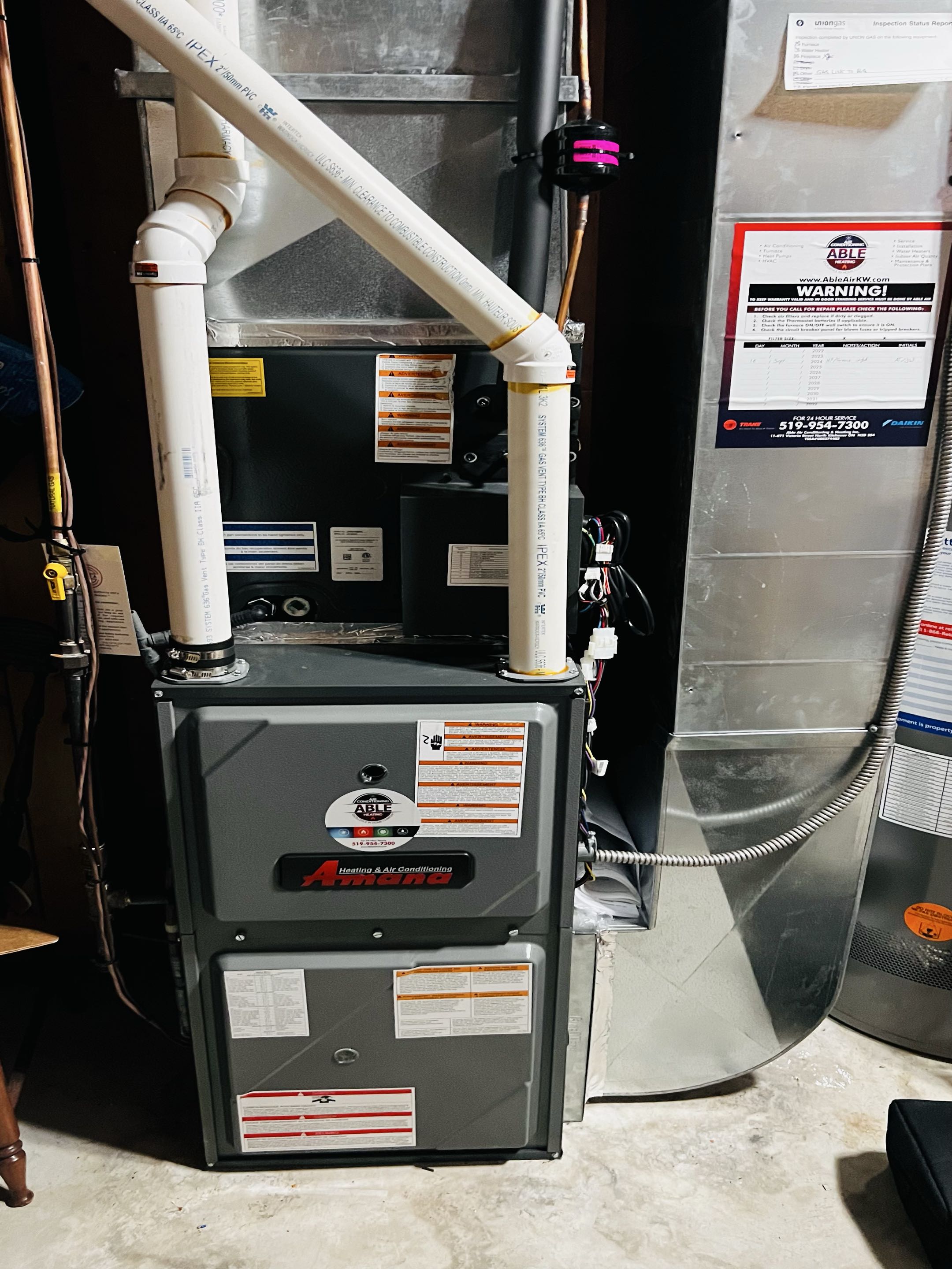 Just finished the furnace and the heat pump tune-up, ready for the winter￼