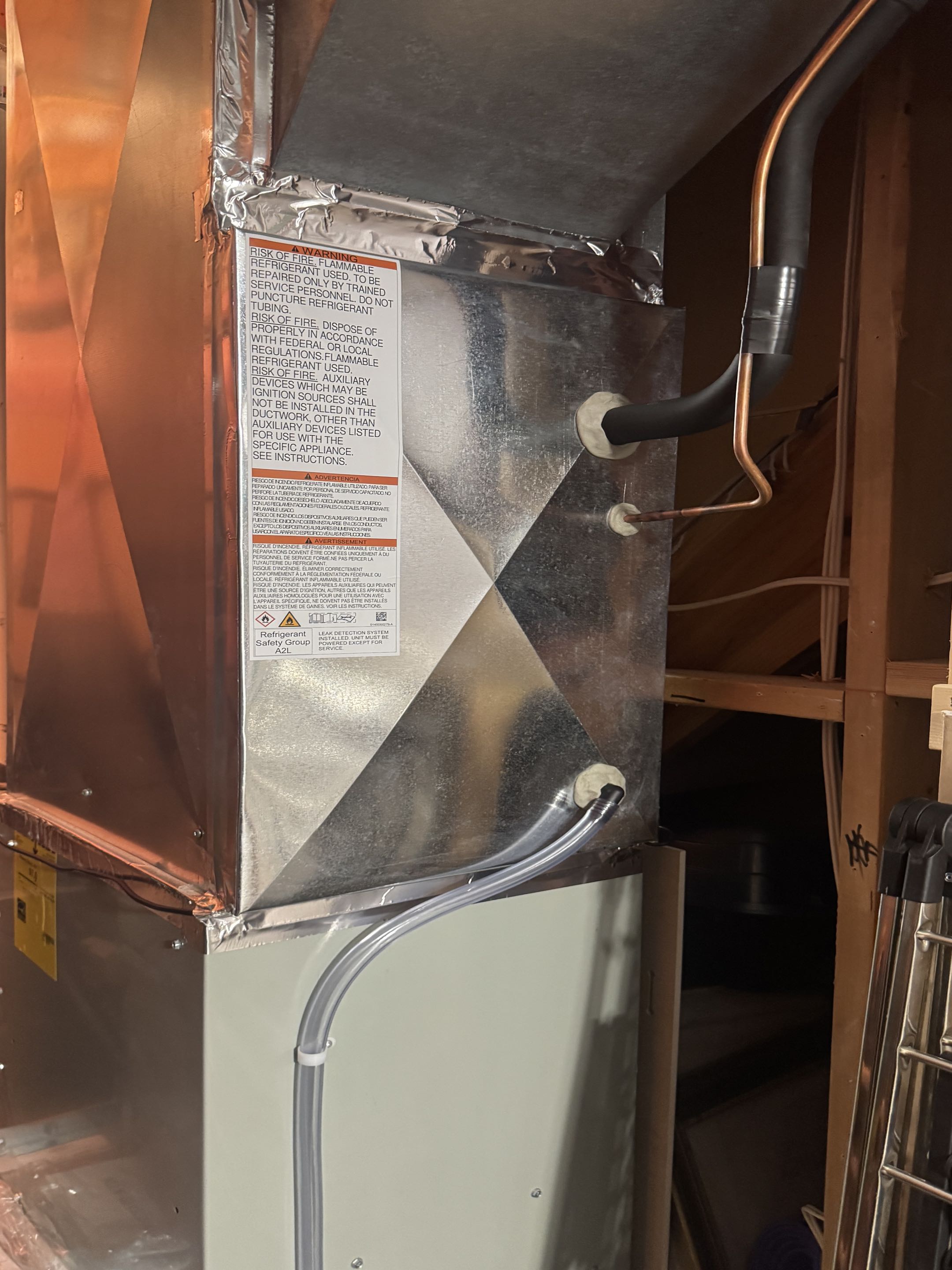 Air conditioning install