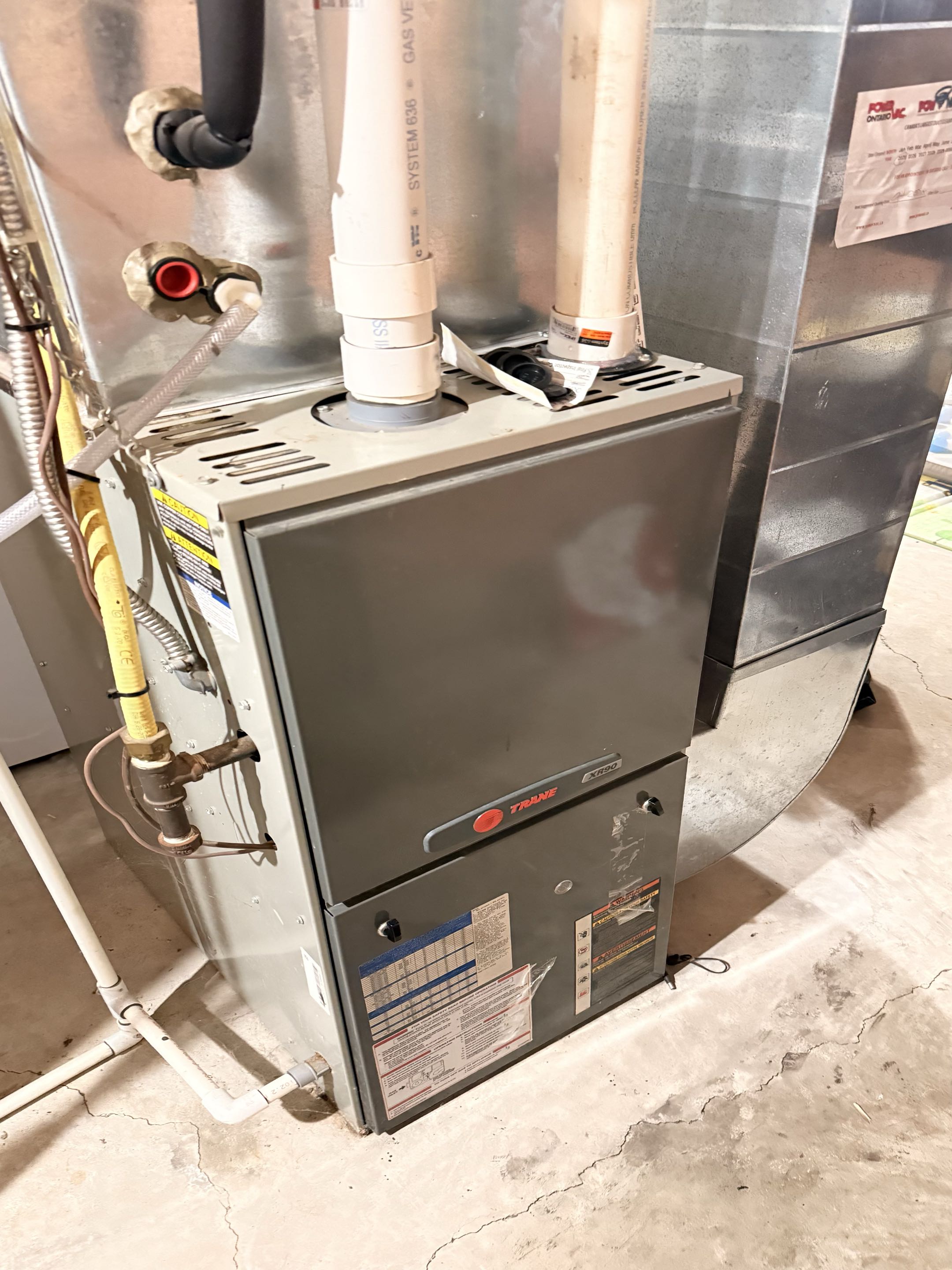 Completed a furnace tune-up and adjusted gas pressure to manufacturer specifications. Ductwork and blower wheel were clean. System tested and operating normally.