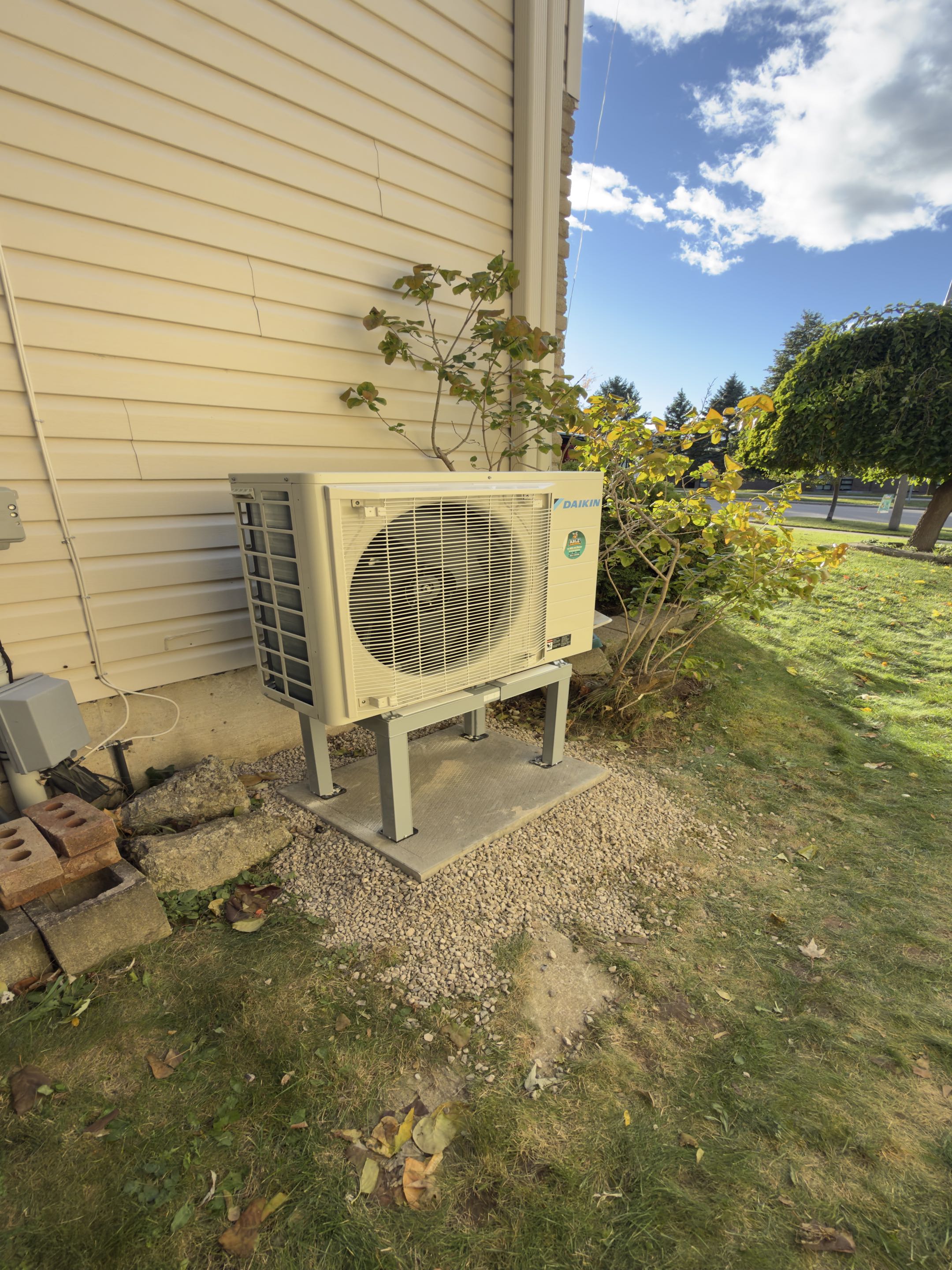 New Daikin Heat pump installation.