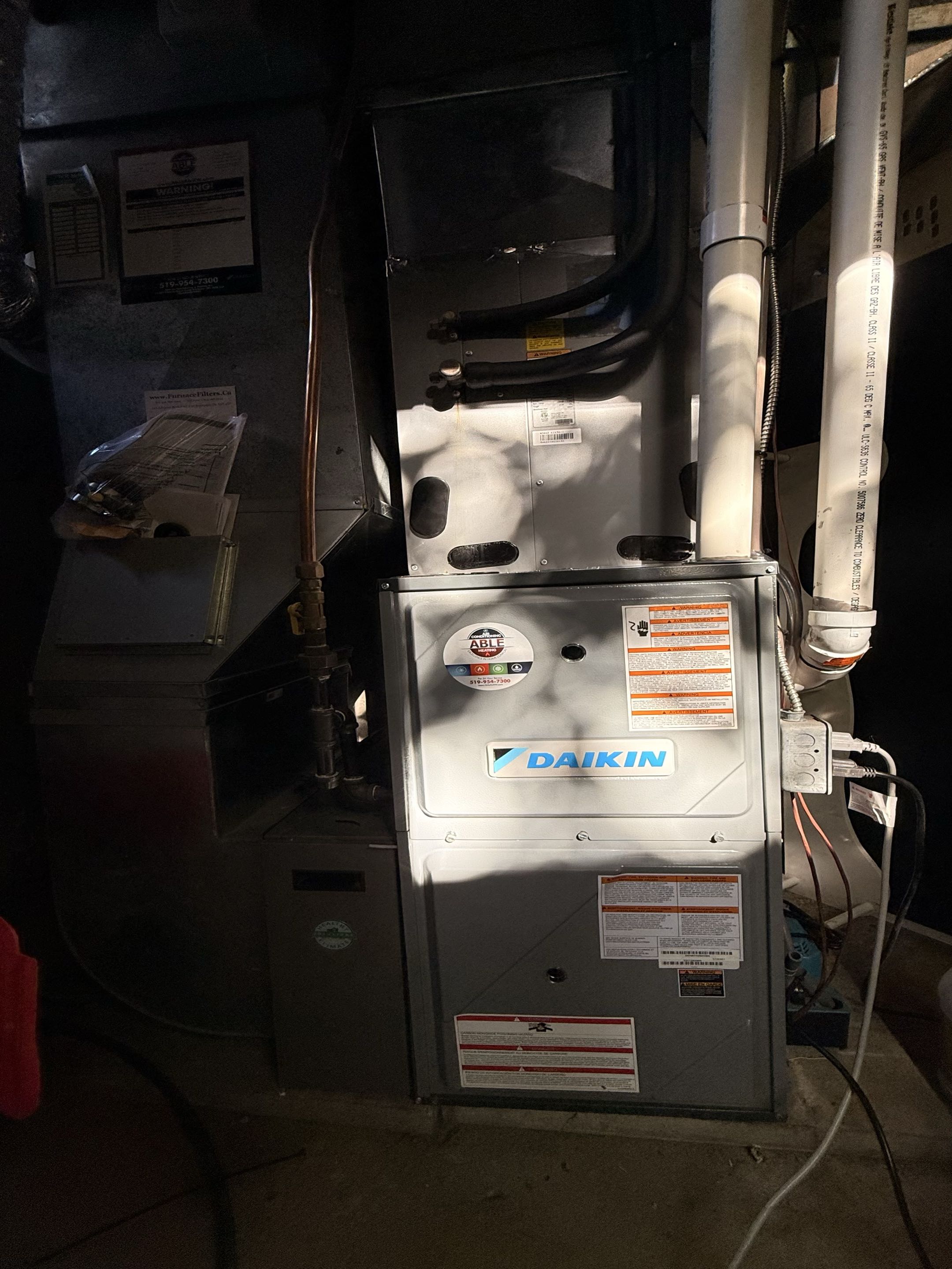 Diagnosed a furnace no-heat call and found corroded burners requiring replacement to restore heating.