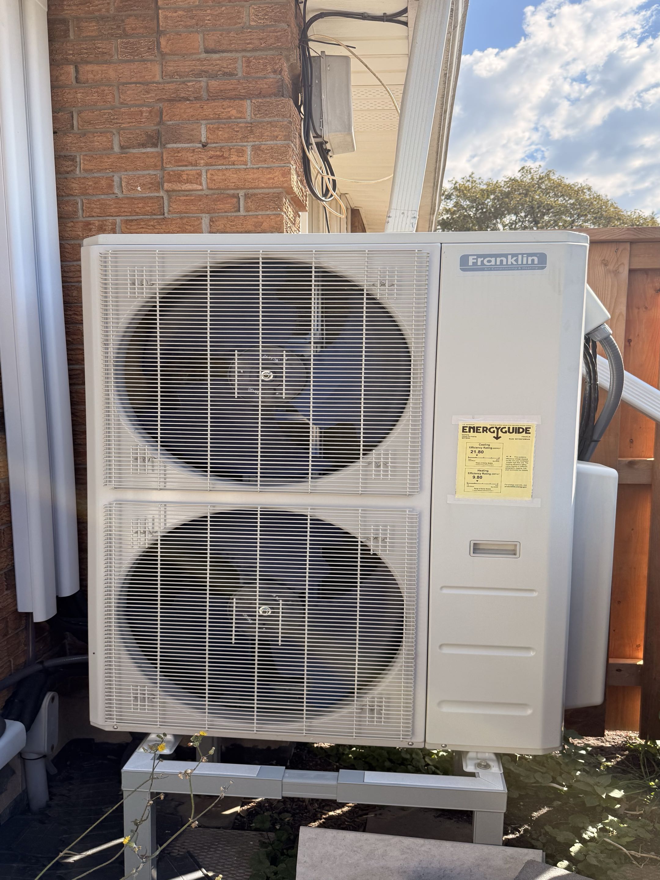 Completed a heat pump tune-up and cleaned all indoor filters and the outdoor coil. System operating normally.