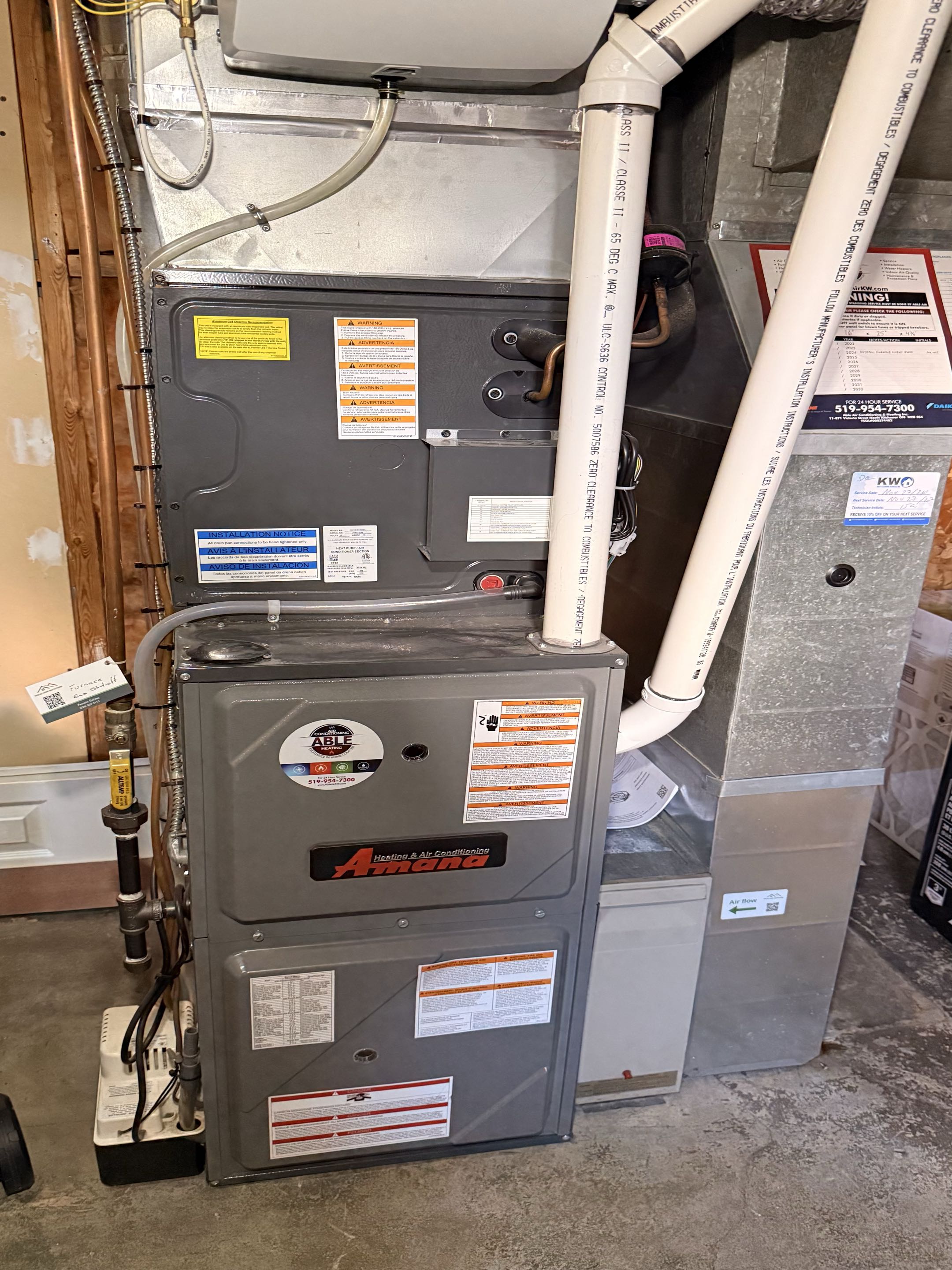 Completed a furnace tune-up and checked heating performance, gas pressures and safety controls. Everything is operating properly and ready to keep the home warm and comfortable!