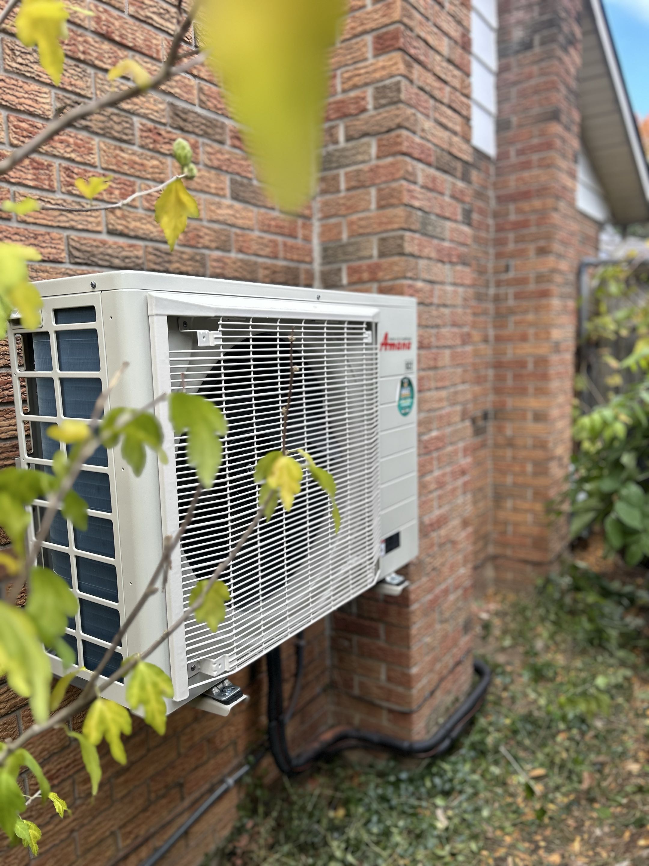 Heat pump installation 