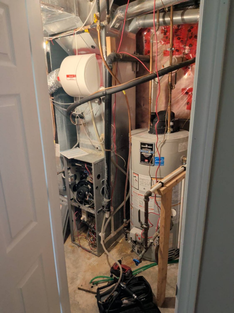 furnace inspection found cracked heat exchanger