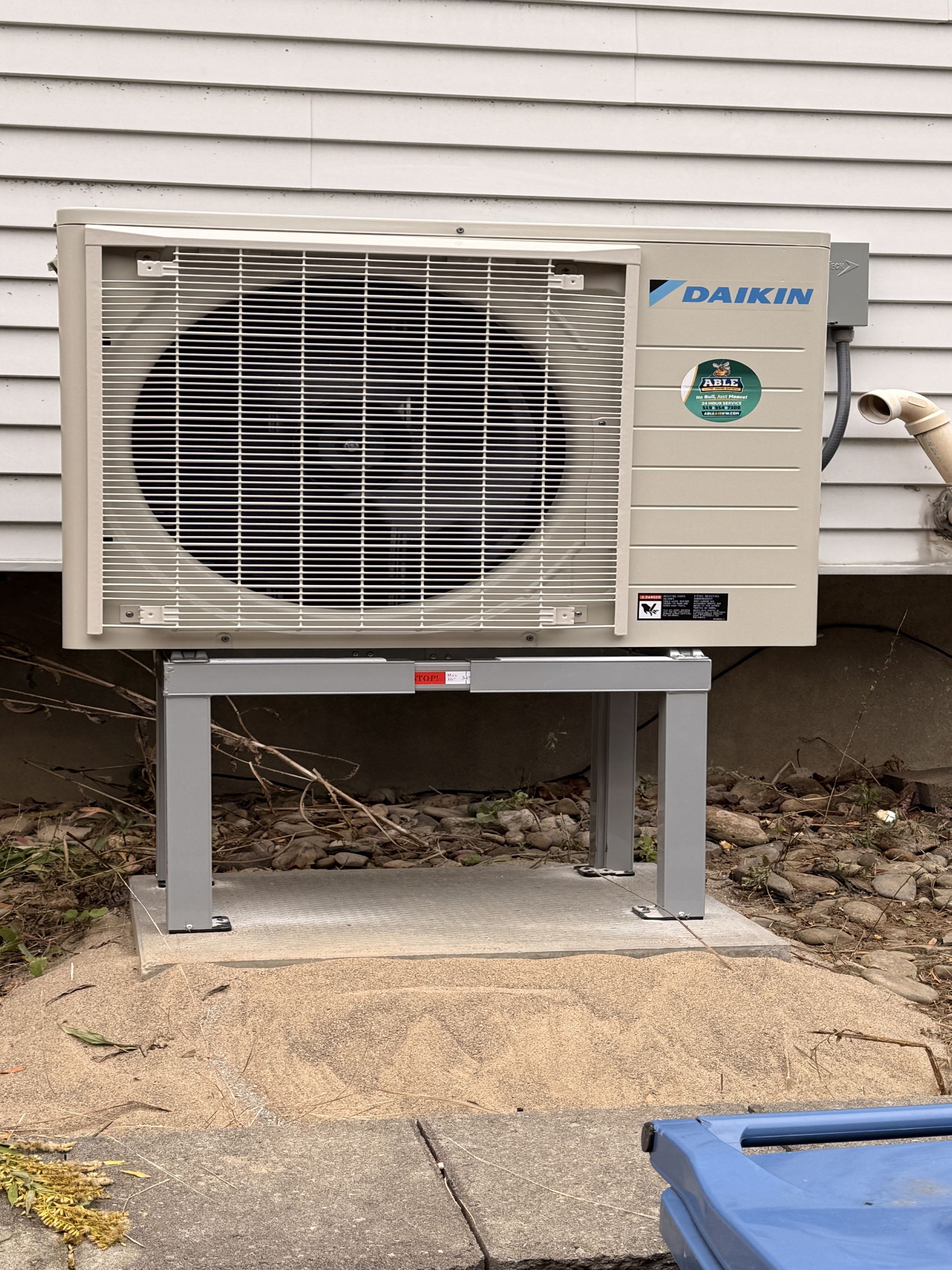 New Heat pump installation.