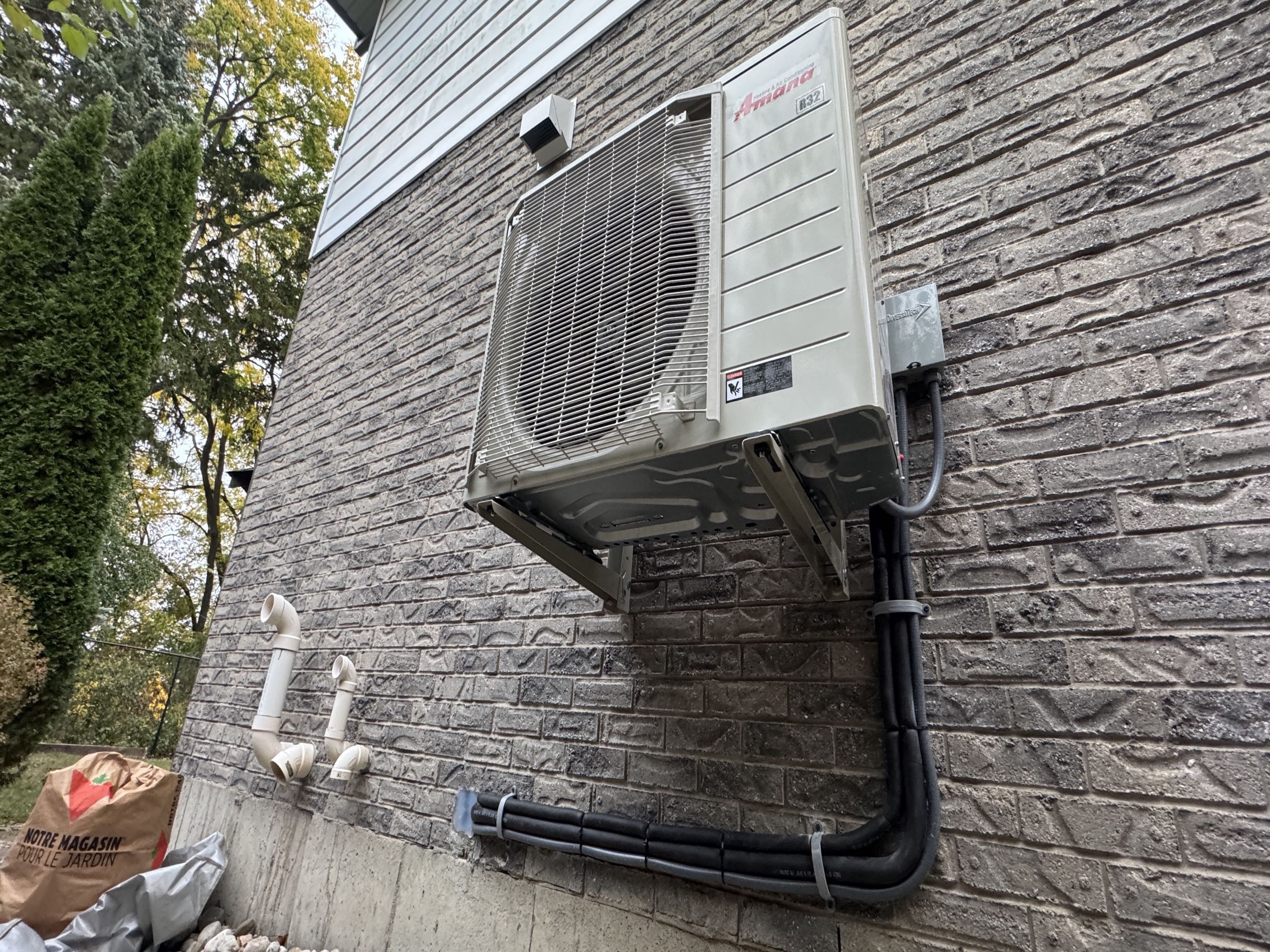 Heat pump installed in Kitchener 