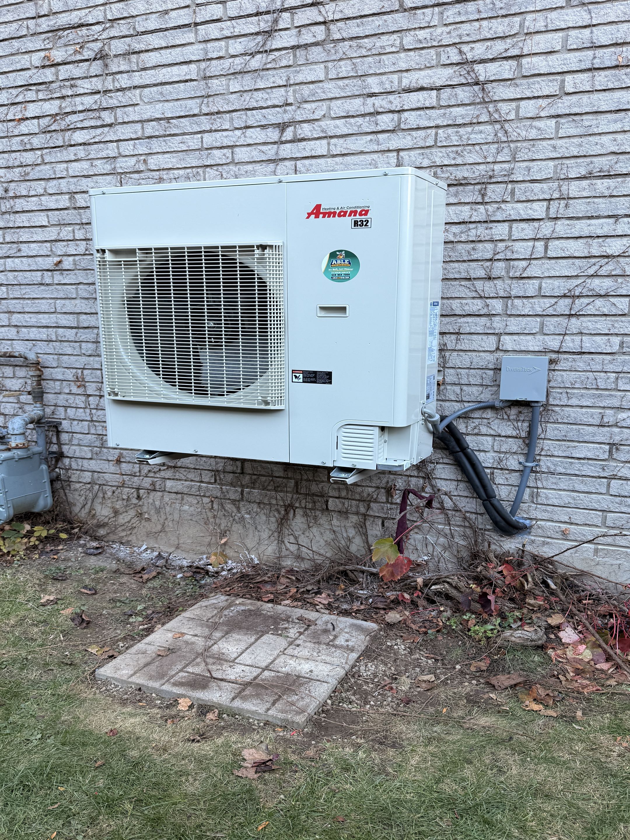 New Amana Furnace and Heat pump installation.