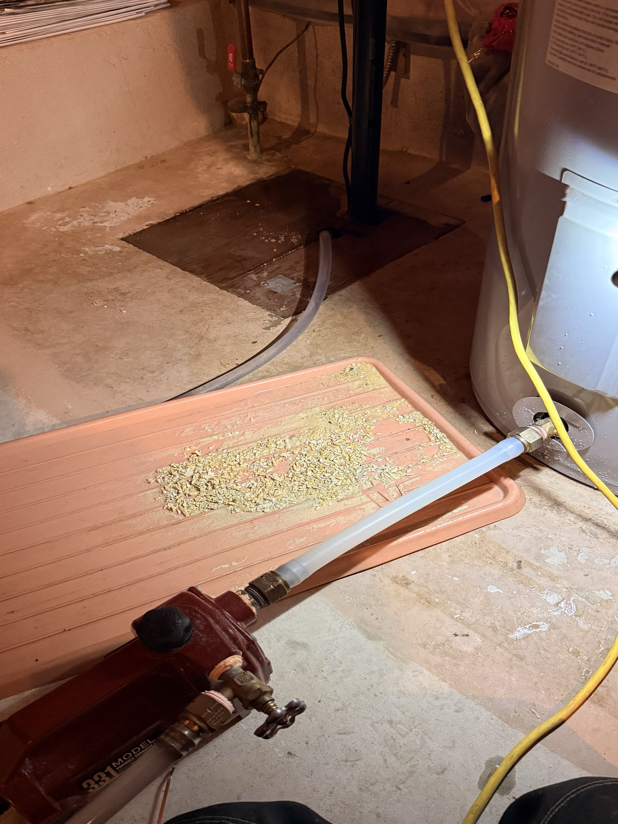 Completed a water heater flush and adjusted the heat pump balance point to improve nighttime comfort. The customer is all set.