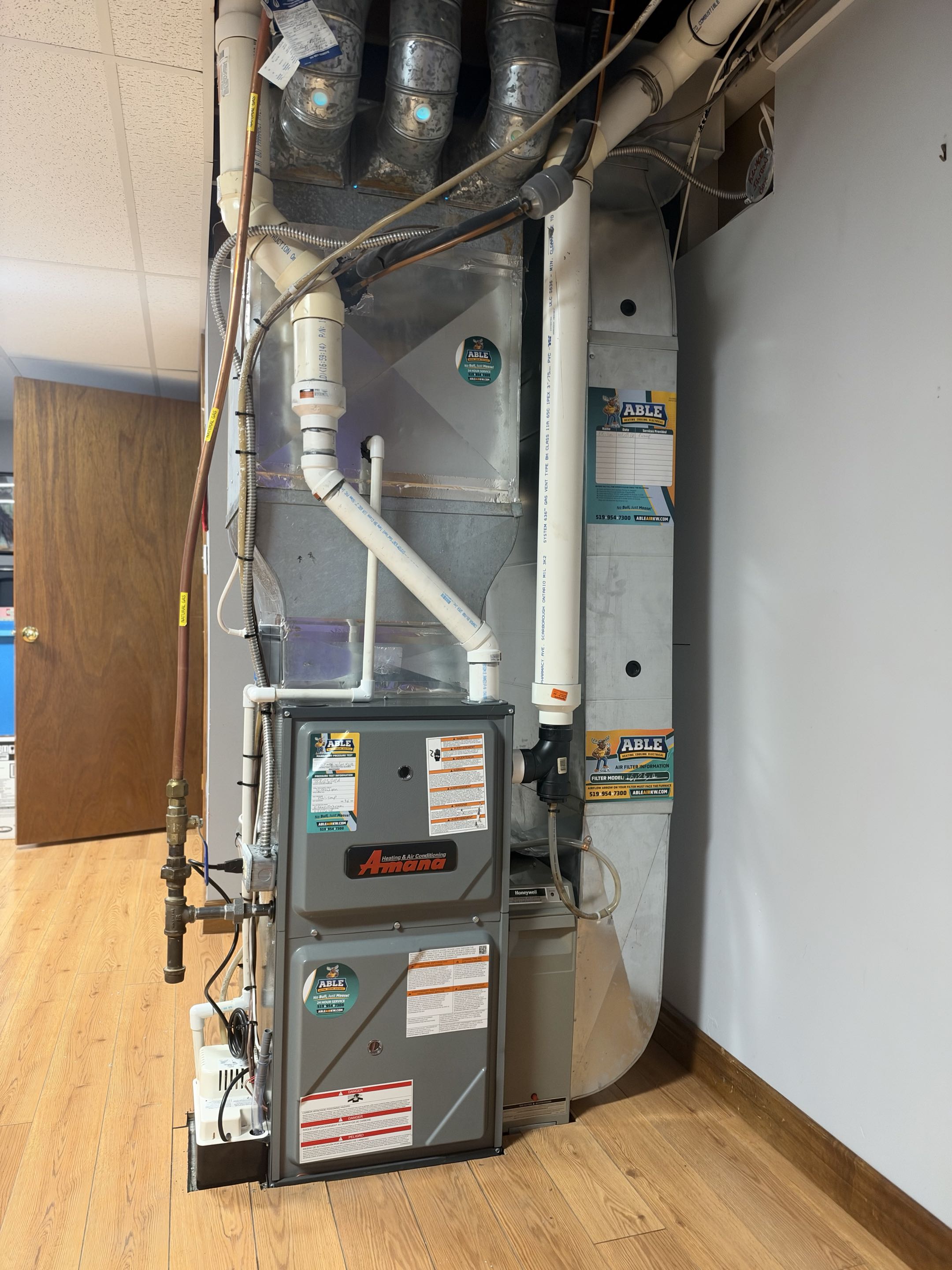 Furnace installation 